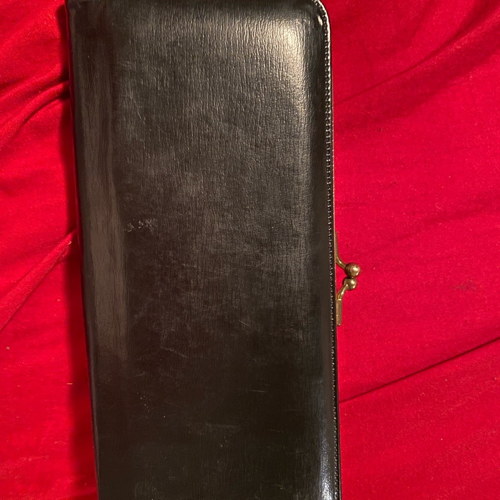Vintage Baronet black leather wallet